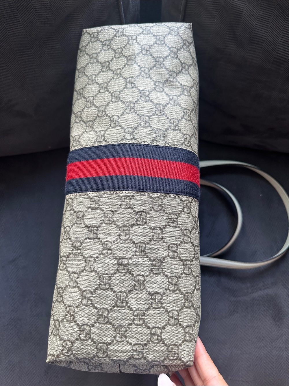 Gucci Ophidia Tote with Red and Blue Stripe - New - Picture 3 of 8